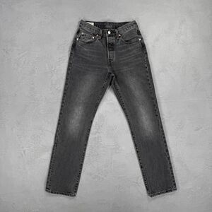 Levi's Premium 501 Faded Black Denim Jeans Women's 27 x 32